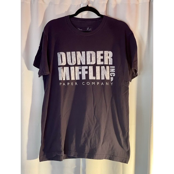 The Office Dunder Mifflin Paper Company Logo T Shirt Size XL - Picture 1 of 5